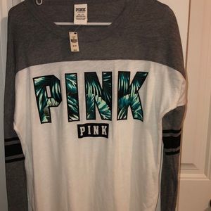 Brand new VS PINK OPEN BACK LONG SLEEVE